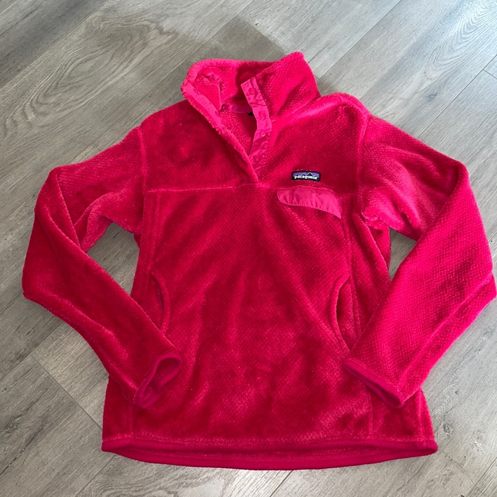 EUC Patagonia T snap fleece pullover womens size S